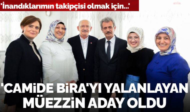 Gezi eylemleri sırasında 'Camide bira içtiler' iddiasını yalanlayan müezzin Fuat Yıldırım: 'İnandığım doğruların takipçisi ve temsilcisi olmak için CHP'den milletvekili aday adayı oldum'