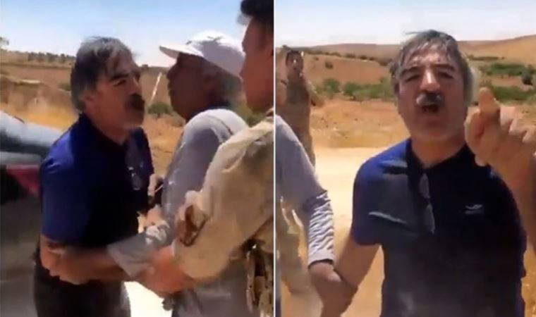 Eski AKP'li vekil jandarmaya el kaldırıp tehdit etti!