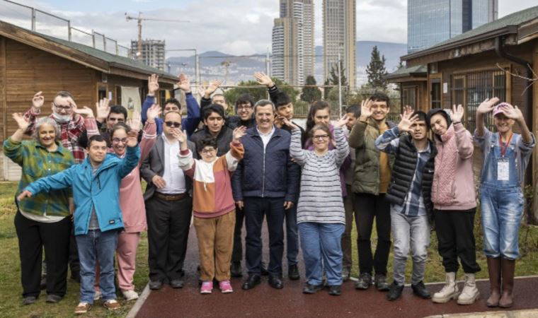 Konak Engelsiz Yaşam Köyü’nün yeni spor salonu faaliyete geçti