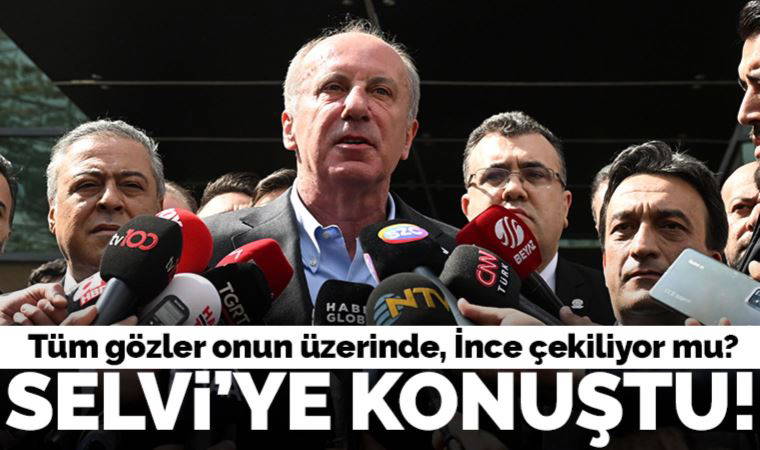 Tüm gözler onun üzerinde... Muharrem İnce'den Kılıçdaroğlu'na 'müzakere' mesajı
