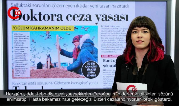 Sağlıktaki sorunları çözemeyen iktidar yeni tasarı hazırladı: Doktora ceza yasası!