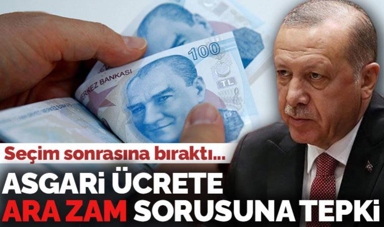 Son dakika: Erdoğan'dan asgari ücrete zam açıklaması