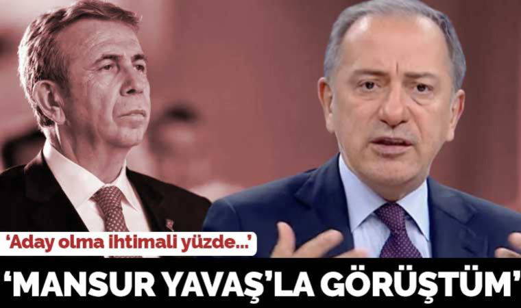 Fatih Altaylı: Mansur Yavaş ile görüştüm, aday olma ihtimali yüzde 0’ın altında