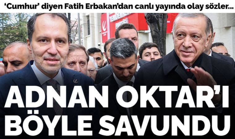 Fatih Erbakan'dan canlı yayında 'Adnan Oktar' savunması: Tacize dair görüntü var mı? Kitapları gayet güzel, gayet yerinde