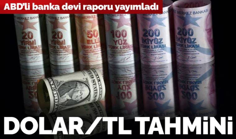 Bank Of America'dan dolar/TL tahmini