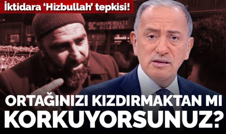 Fatih Altaylı’dan iktidara 'kafa keseriz' diyen Hizbullahçı tepkisi: 'Herif Türkiye’ye meydan okuyor, öldürürüz diyor, çıt yok!'
