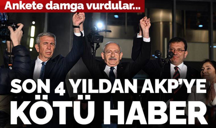 ORC Araştırma anket çalışmasını yayımladı: Son 4 yıldan AKP'ye kötü haber
