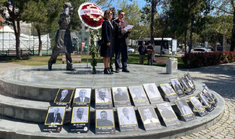 Covid-19 nedeniyle hayatını kaybeden sağlıkçılar anıldı