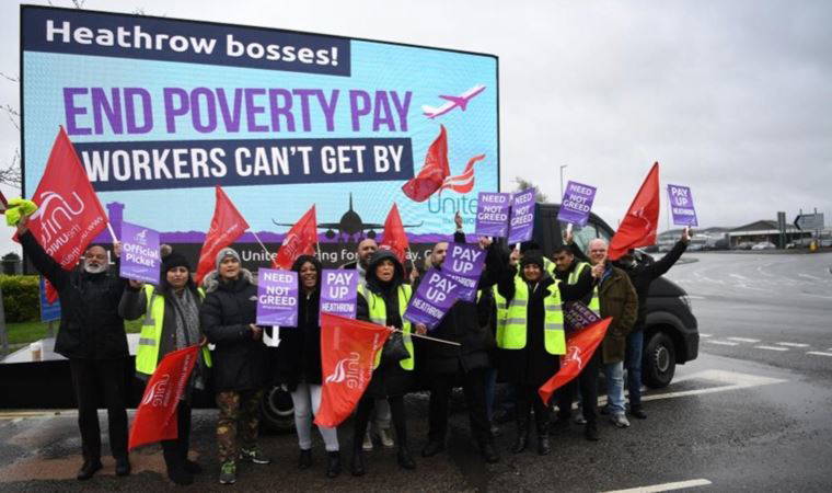 Heathrow Havalimanı’nda 10 günlük grev