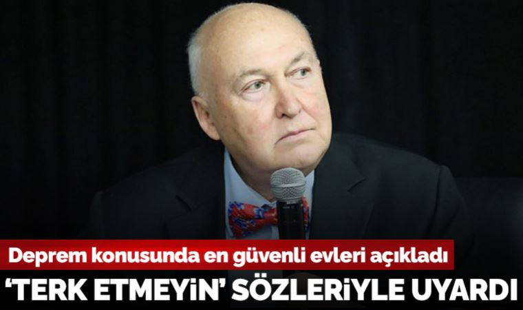 Ahmet Ercan, deprem konusunda en güvenli evleri açıkladı: 'Terk etmeyin!'
