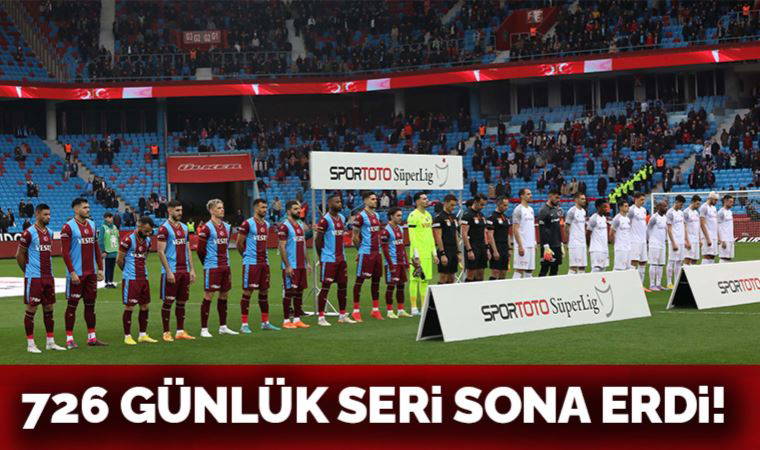 Trabzonspor'un 726 günlük serisi sona erdi! Trabzonspor 1-2 Ümraniyespor