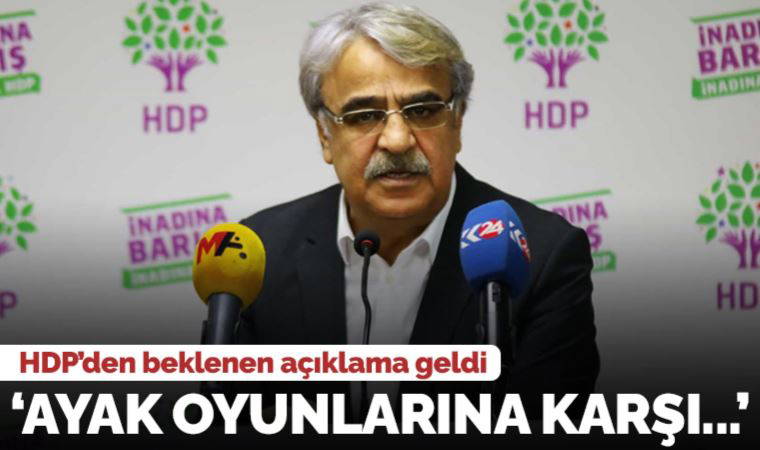 Son dakika... HDP'den MYK toplantısı sonrası açıklama: 'Üzerimize düşen sorumluluğun farkındayız'