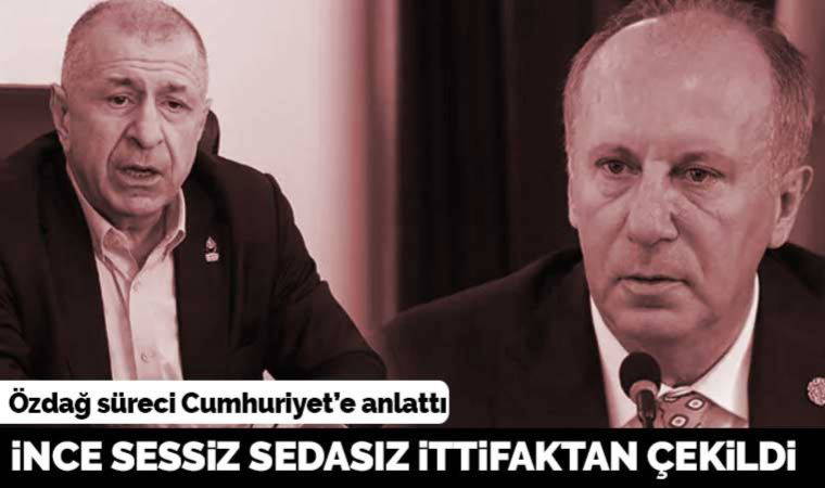 Muharrem İnce 'Belediye önünde iş aramıyorum' diyerek ittifaktan çekildi