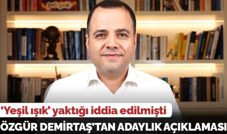 Prof. Dr. Özgür Demirtaş'tan 'adaylık' açıklaması: 'Siyasete uzağım!'