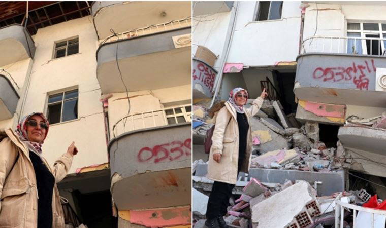 Deprem anında internet kablosunu ip gibi kullanarak aşağı indiler