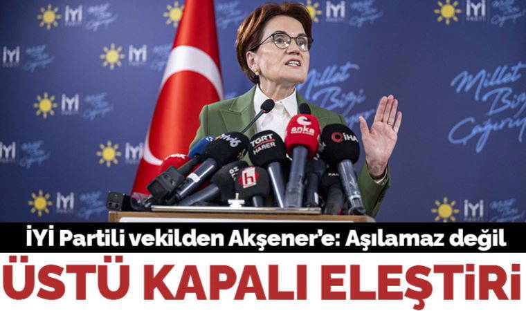 İYİ Partili Subaşı'ndan Akşener'e üstü kapalı eleştiri