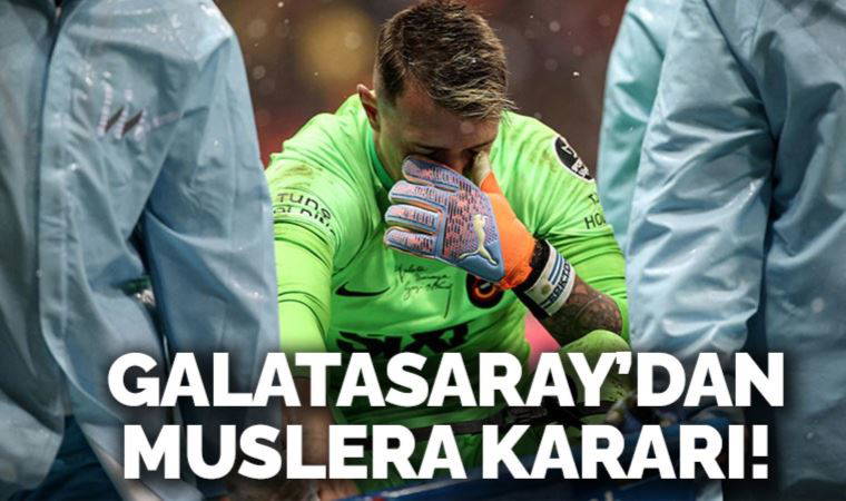 Galatasaray teknik heyetinden Fernando Muslera kararı