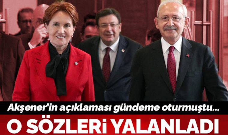CHP'li Muharrem Erkek'ten Akşener'in o sözlerine yalanlama