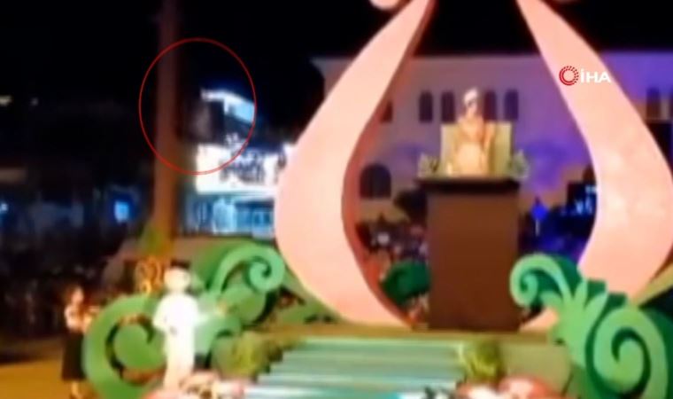 Dans gösterisi sırasında 15 metre yükseklikten düştü