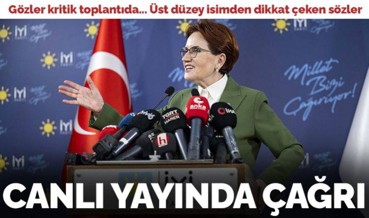DEVA Partili  İdris Şahin'den canlı yayında Meral Akşener'e çağrı