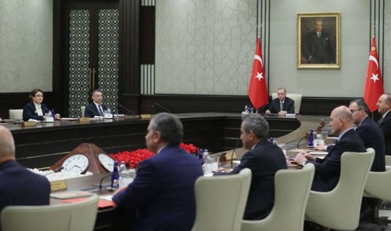 Kabine toplantısı Erdoğan'ın başkanlığında başladı