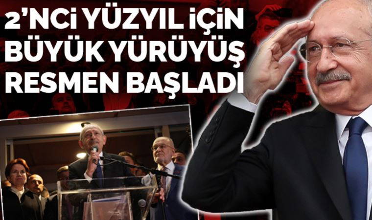 Son Dakika: Millet İttifakı'nın Cumhurbaşkanı adayı Kemal Kılıçdaroğlu