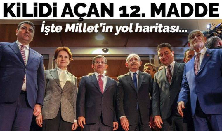 Millet İttifakı mutabakata vardığı 'Güçlendirilmiş Parlamenter Sisteme Geçiş Süreci'nin yol haritasını açıkladı