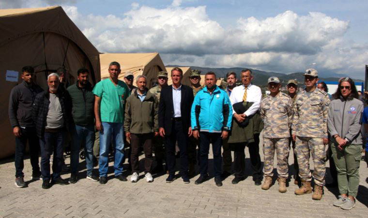 ABD'nin kurduğu sahra hastanesi Sağlık Bakanlığı'na devredildi