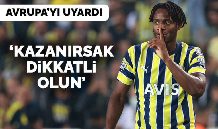 Michy Batshuayi'den Avrupa'ya uyarı: 'Kazanırsak dikkatli olun'
