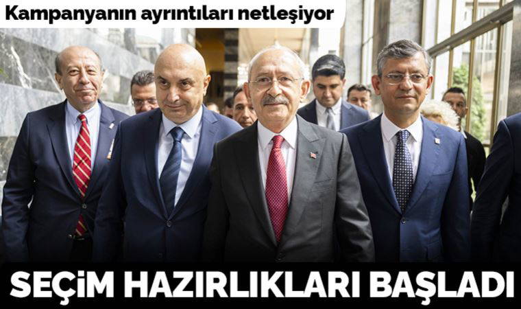 CHP'de seçim kampanyasının hazırlıklarına başlandı