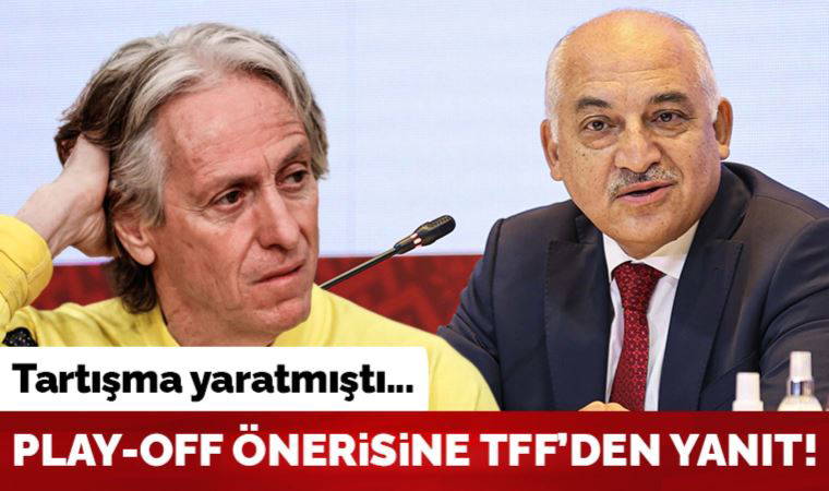 Jorge Jesus'un play-off önerisine TFF'den yanıt