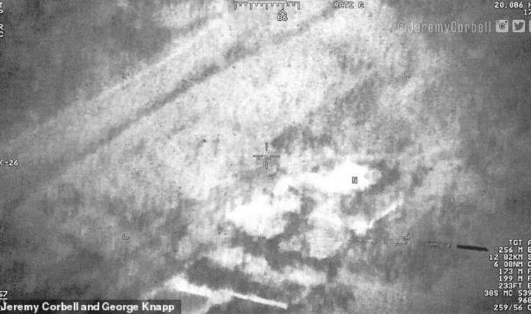 'UFO' olduğu iddia edilen bir cismin görüntüleri paylaşıldı