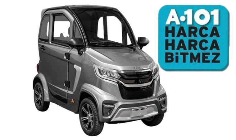 Tekne ve karavandan sonra A101 elektrikli otomobil satıyor