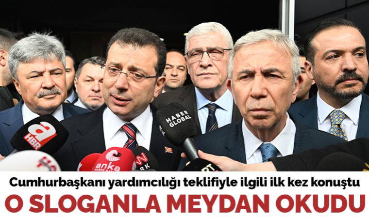 İmamoğlu Cumhurbaşkanı yardımcılığıyla ilgili ilk kez konuştu: 'Her şey çok güzel olacak' hatırlatması