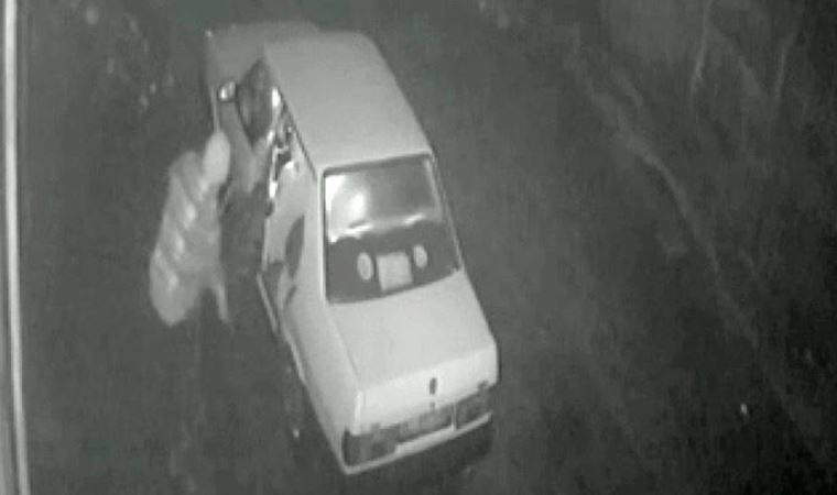Önce otomobili ardından 100 bin liralık döküm malzemesini çaldı