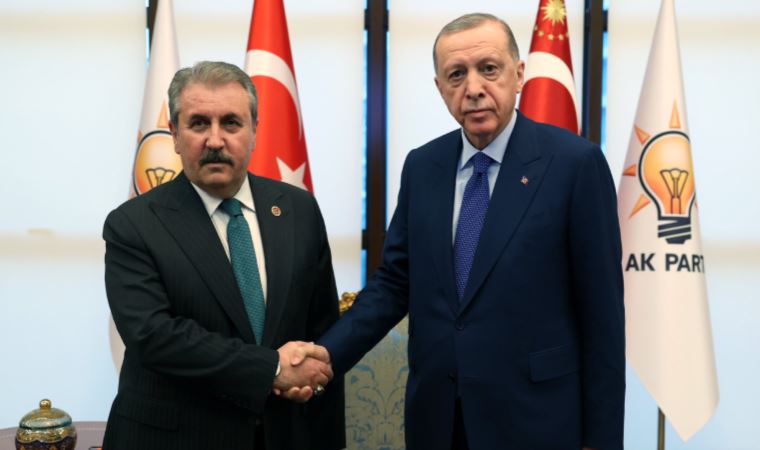 Cumhurbaşkanı Erdoğan, Mustafa Destici ile görüştü