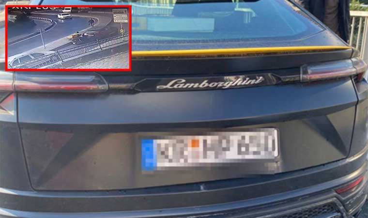 İstanbul'da lüks araçla motokuryeye çarpan sürücü kaçtı