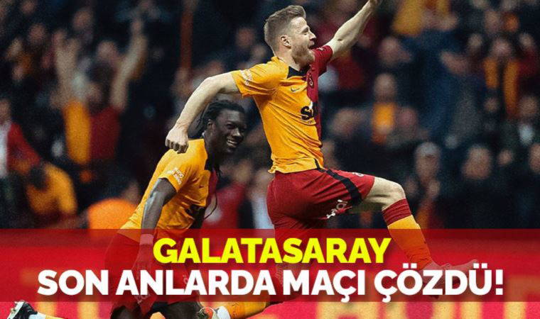 Galatasaray son anlarda maçı çözdü! Galatasaray 2-0 Adana Demirspor
