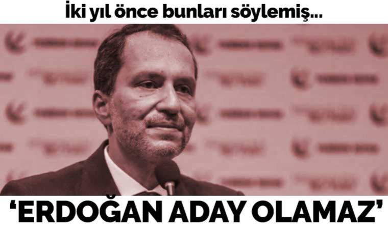 Cumhur'un yeni ortağı Fatih Erbakan, 'Erdoğan aday olamaz' demiş