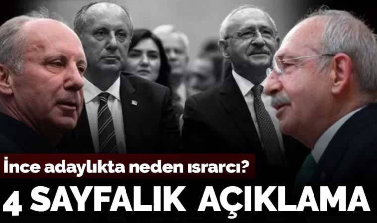 Muharrem İnce aday olduğu için kendisini eleştirenlere seslendi