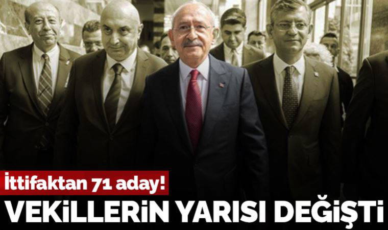 CHP, beş partili milletvekili aday listesini YSK’ye teslim etti