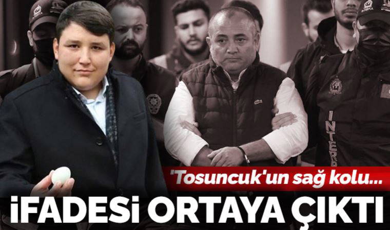 'Tosuncuk'un sağ kolunun ifadesi ortaya çıktı