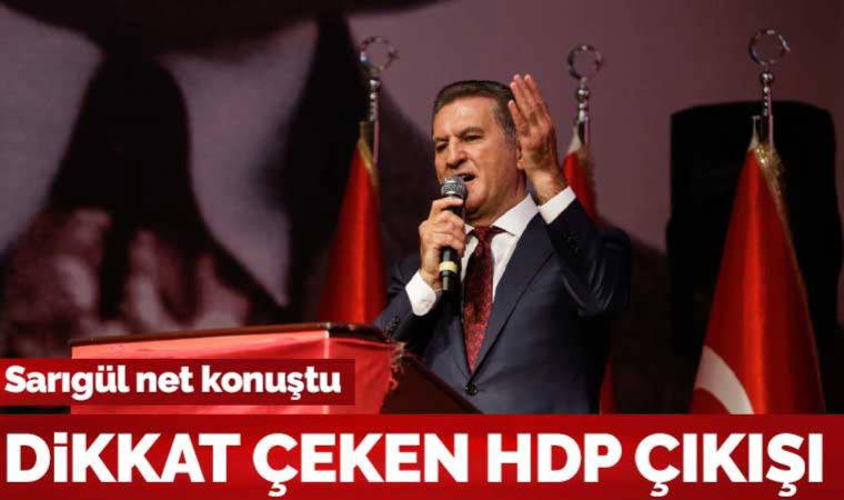 CHP kararının ardından Sarıgül'den HDP çıkışı