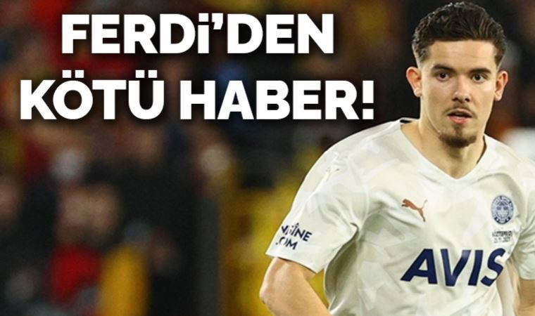 Ferdi Kadıoğlu'ndan Fenerbahçe'ye kötü haber!