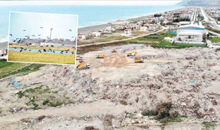 Kuş cennetine moloz