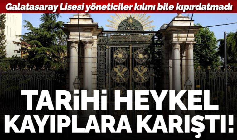 Galatasaray Lisesi'nde 150 yıllık heykel kayboldu!