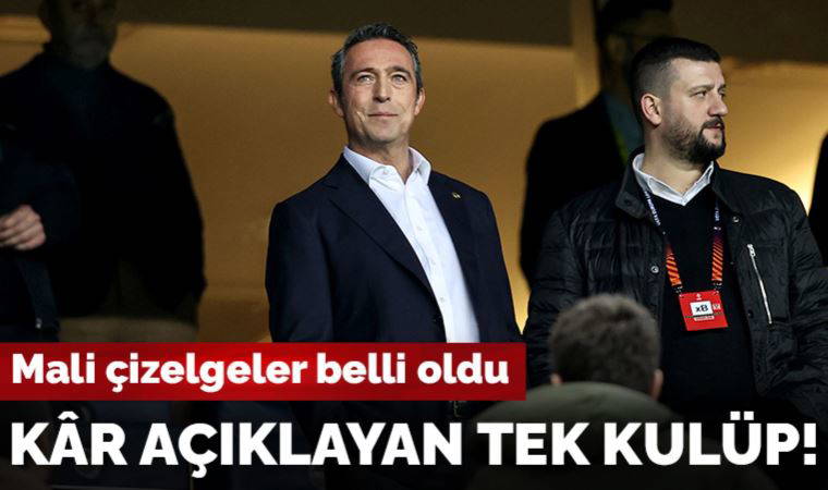Kulüplerin mali çizelgesi belli oldu: Sadece Fenerbahçe kâr etti
