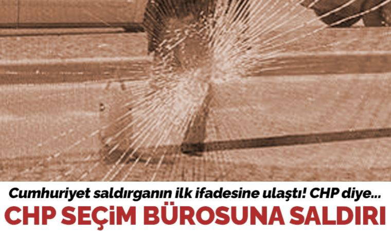 Son dakika... İzmir'de CHP seçim bürosuna taşlı saldırı!