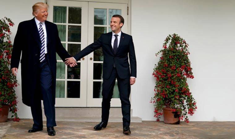 Eski ABD Başkanı Donald Trump: Macron, Xi Jinping'in poposunu öptü