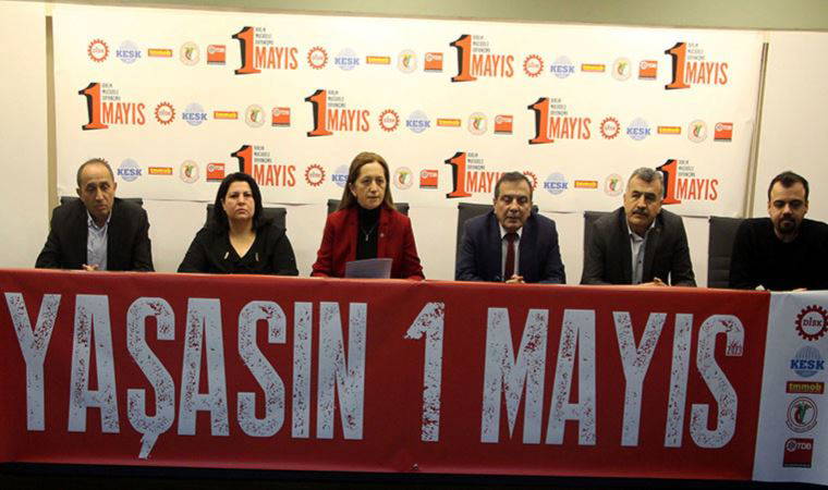 Emek ve meslek örgütlerinden iktidara 1 Mayıs çağrısı: Taksim yasağını hep birlikte ortadan kaldıralım!